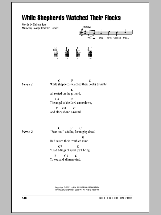 Product gallery: Page 1 of 1 While Shepherds Watched Their Flocks, Traditional
