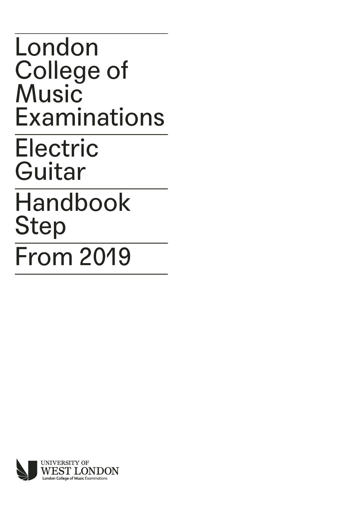 Produktgalerie: Seite 1 von 1 LCME Electric Guitar Handbook 2019 - Step, LCME