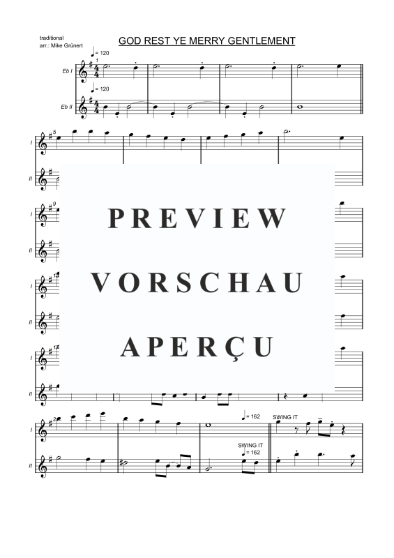 gallery: Carols in Duet, , Duette für 2 Alt Saxophone oder Instrumente in Es