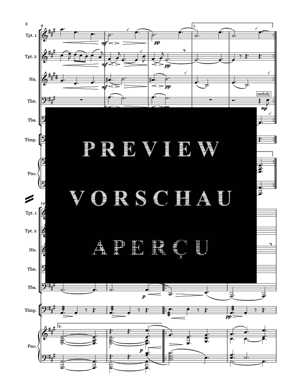 Produktgalerie: Seite 8 von 11 Shepherds´ Music, , (Blechbläser Quintett und Klavier, Pauken opt.)
