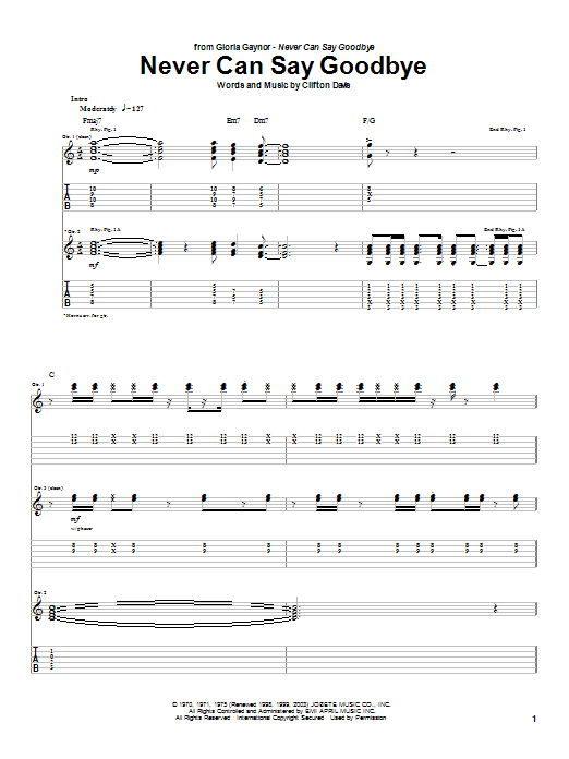 Produktbild zu: Never Can Say Goodbye