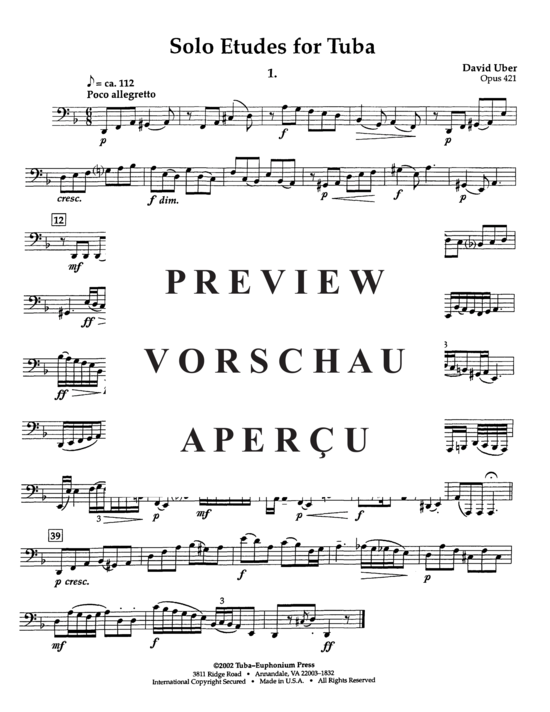gallery: Solo Etudes , , (Tuba)
