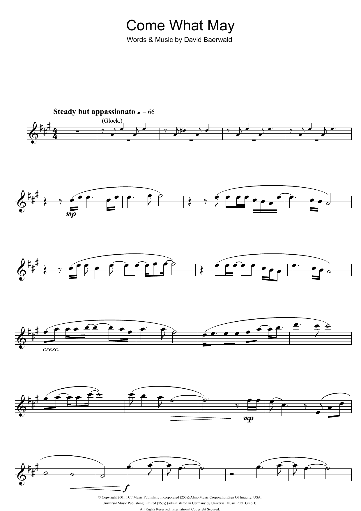 Product gallery: Page 1 of 1 Come What May (from Moulin Rouge), Nicole Kidman & Ewan McGregor