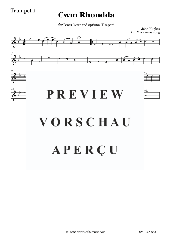 Product gallery: Page 10 of 11 Cwm Rhondda, , Brass Octet