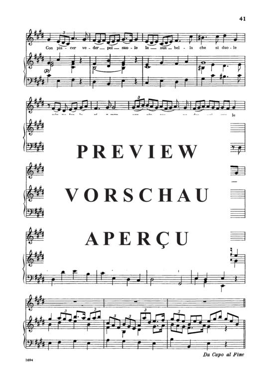 Product gallery: Page 5 of 5 Generoso chi sol brama, , Alto Solo and Piano