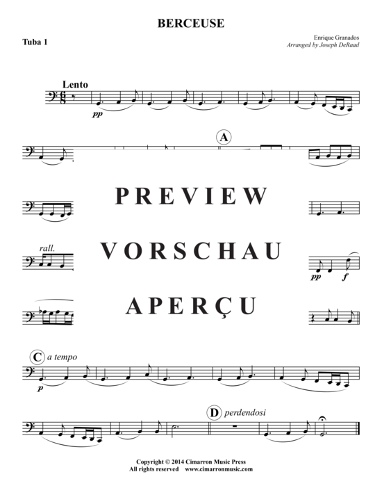gallery: Berceuse , , (2x Bariton, 2x Tuba)