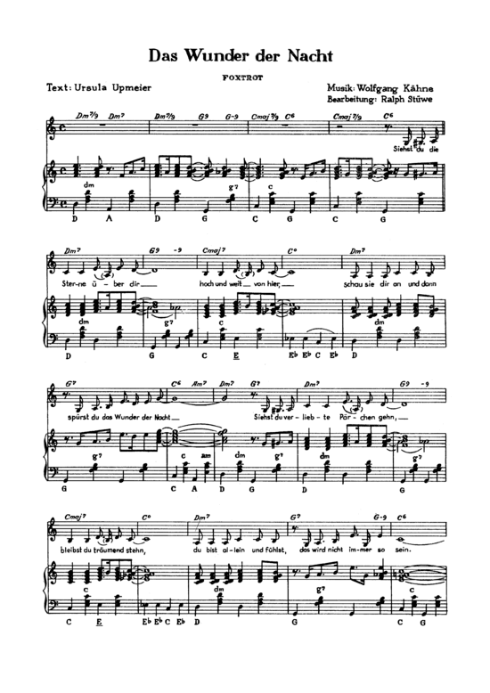 Product picture to: Das Wunder der Nacht Petra Böttcher & Günter Gollasch Orchestra