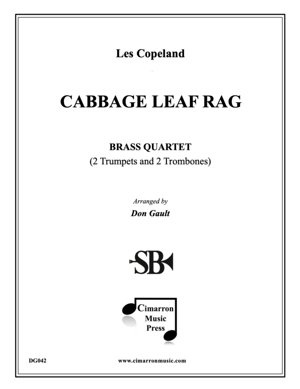 cover: Cabbage Leaf Rag, , Blechbläser Quartett 2 Trompeten und 2 Posaunen