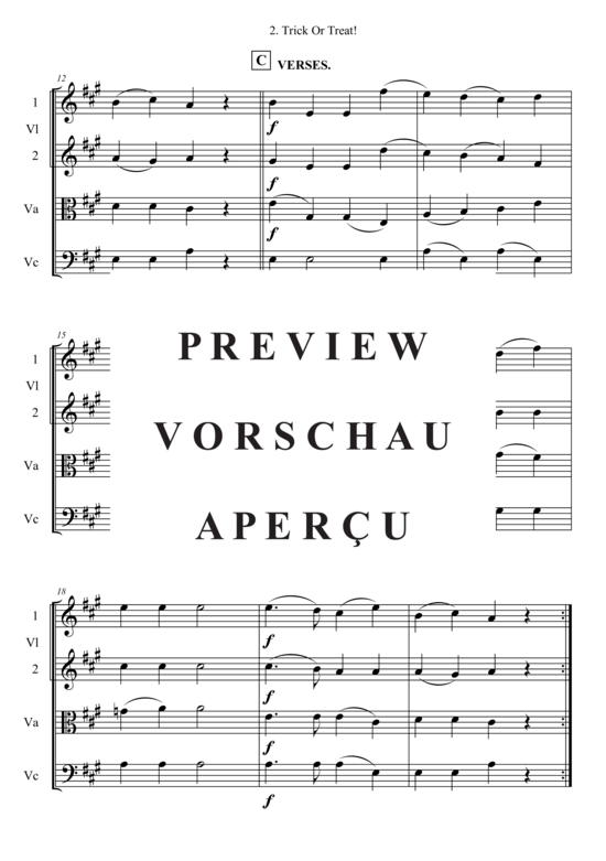 gallery: Trick Or Treat! , , (Streicher Quartett)