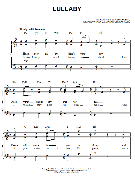 Produktbild zu:  Lullaby - Josh Groban