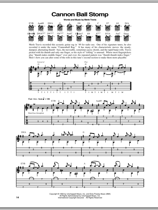 Product gallery: Page 1 of 1 Cannon Ball Stomp, Merle Travis