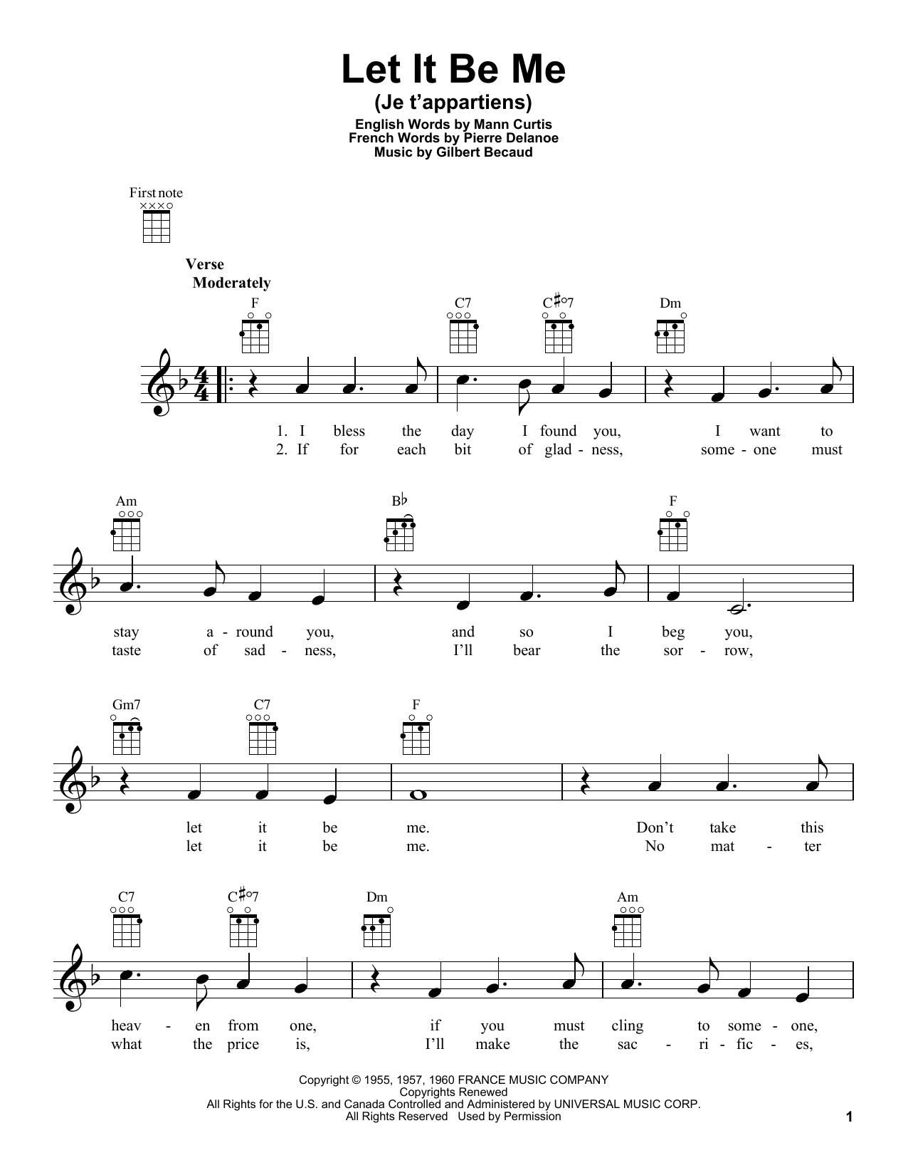 Product gallery: Page 1 of 1 Let It Be Me (Je T'appartiens), Everly Brothers