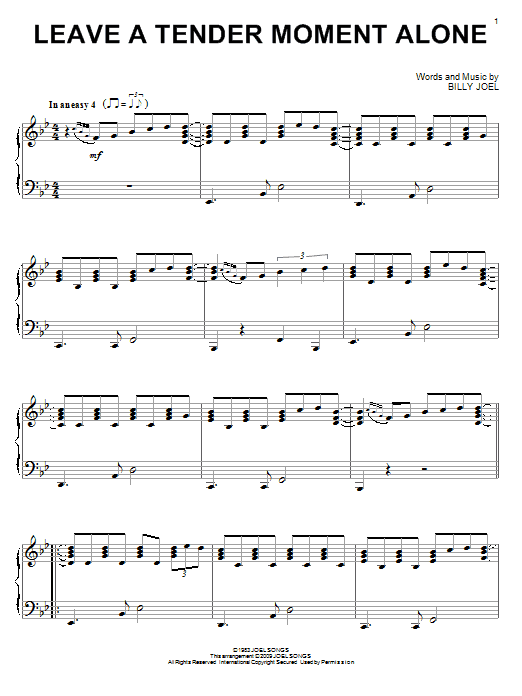 Product gallery: Page 1 of 1 Leave A Tender Moment Alone, Billy Joel