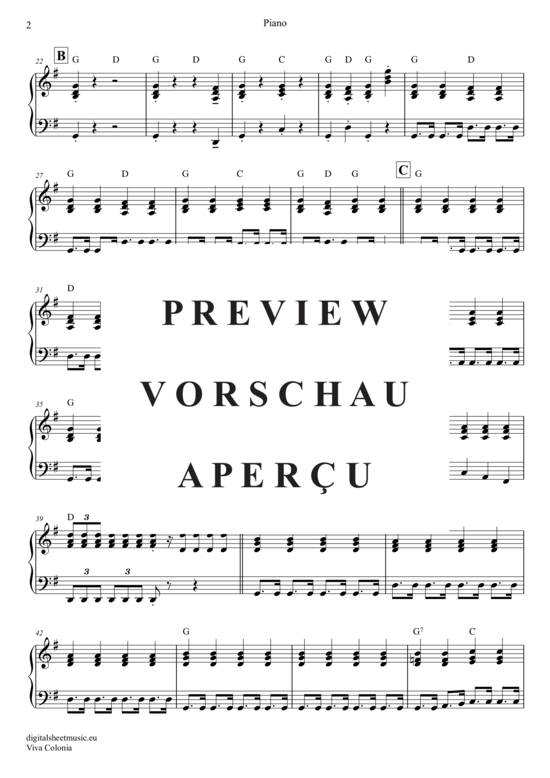 Product gallery: Page 16 of 16 Viva Colonia , Höhner, (Trombone Trio + Piano)