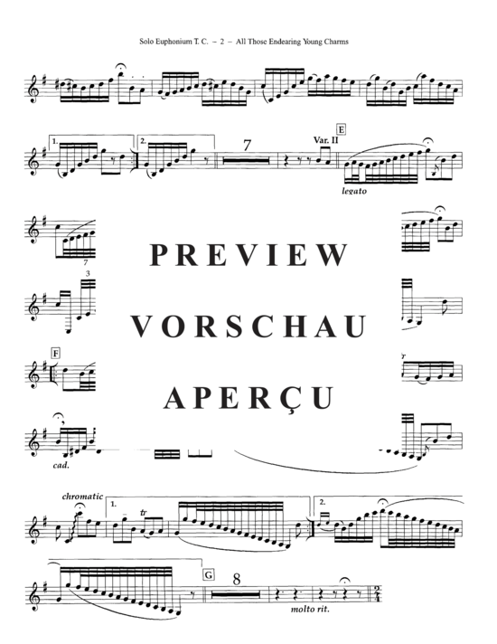 Product gallery: Page 19 of 20 All Those Endearing Young Charms , , (euphonium + piano)