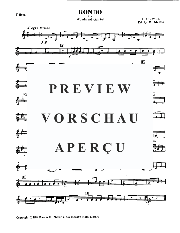 Product gallery: Page 6 of 7 Rondo, , Wind Quintet