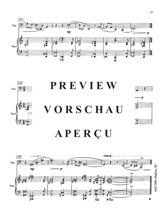 Produktgalerie: Seite 19 von 21 Effusion , , (Tuba + Klavier)