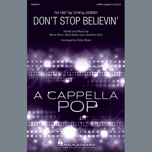 cover: Don't Stop Believin' (arr. Kirby Shaw), Journey