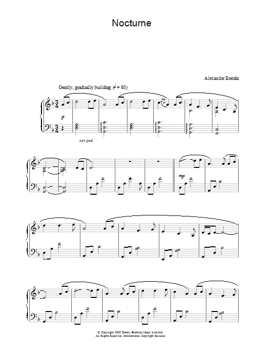 Product gallery: Page 1 of 1 Nocturne, Alexander Borodin