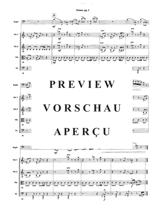 Produktgalerie: Seite 5 von 21 Dream , , (Quintett für Euphonium + Streicherquartett)