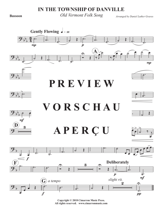 Produktgalerie: Seite 10 von 10 In The Township of Danville , , (Holzbläser Quintett)