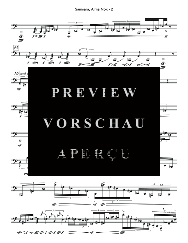 Produktgalerie: Seite 6 von 8 Samsara, Alma Nox, , (Tuba Solo)