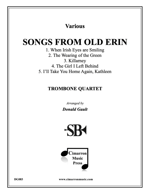 cover: Songs From Old Erin, , Posaunen Quartett