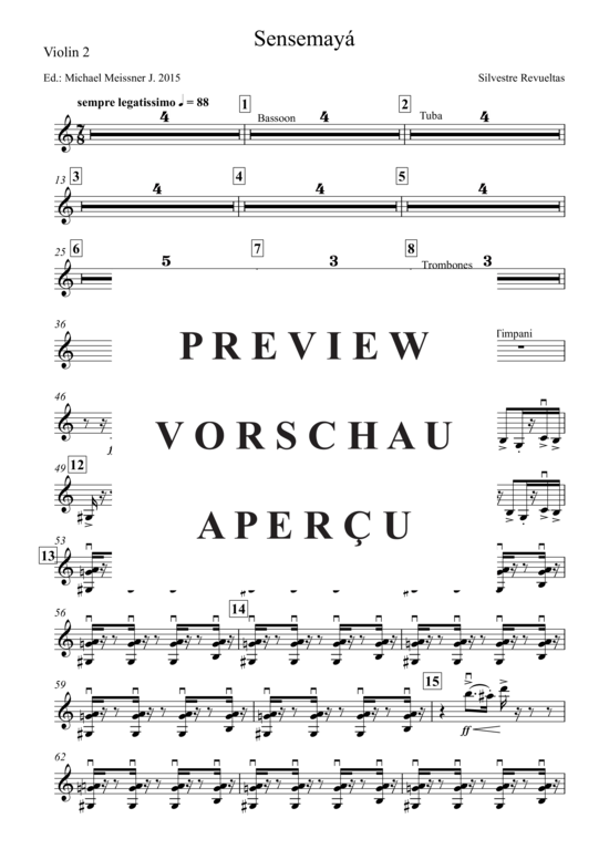 gallery: Sensemaya , , (Violine 2)