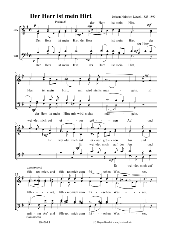 Der Herr ist mein Hirt