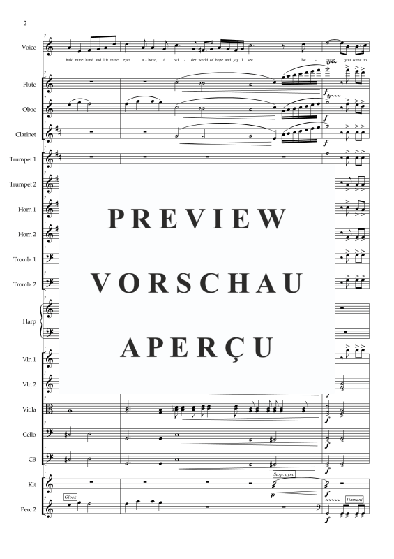 Produktgalerie: Seite 5 von 11 Because, , Solo Gesang und Orchester
