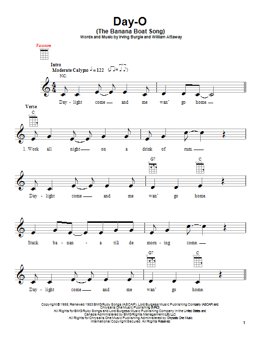 Product picture to:  Day-O (The Banana Boat Song) - Harry Belafonte