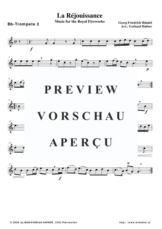 gallery: Feuerwerksmusik - La Réjouissance, , (Blechbläser Quintett)