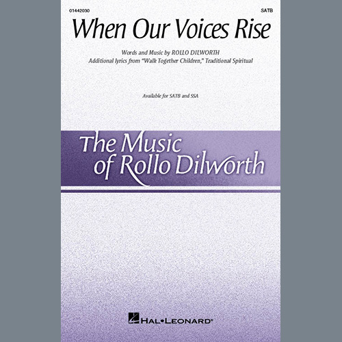 cover: When Our Voices Rise, Rollo Dilworth