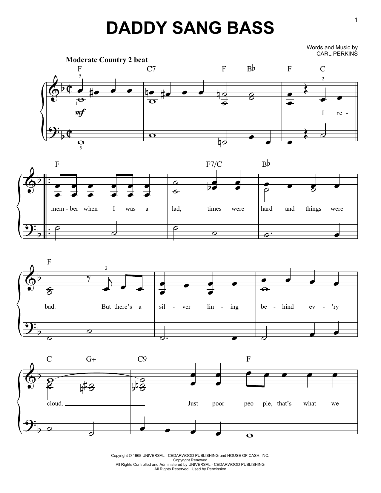 Produktbild zu: Daddy Sang Bass