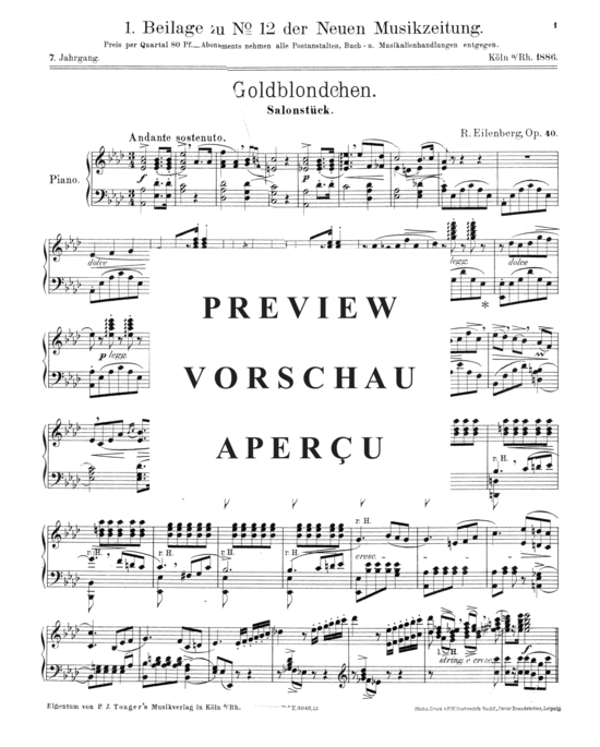 Product gallery: Page 2 of 5 Goldblondchen , , Piano Solo