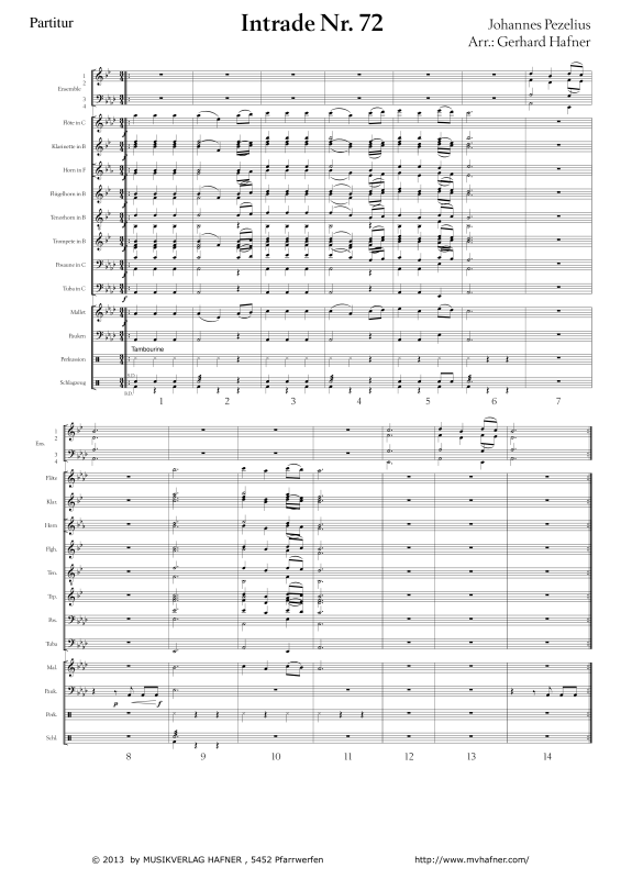 Product gallery: Page 1 of 11 Intrade No.72, , (large wind orchestra)