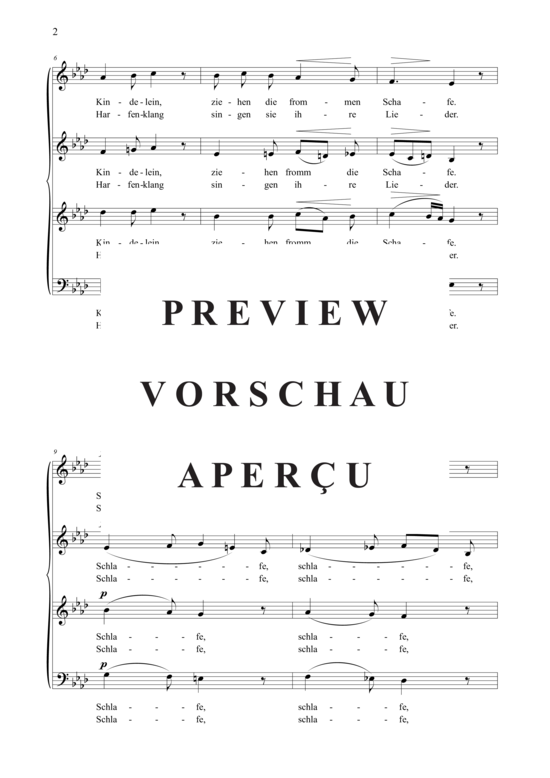 gallery: Wiegenlied in der Weihnacht , , (mixed choir)