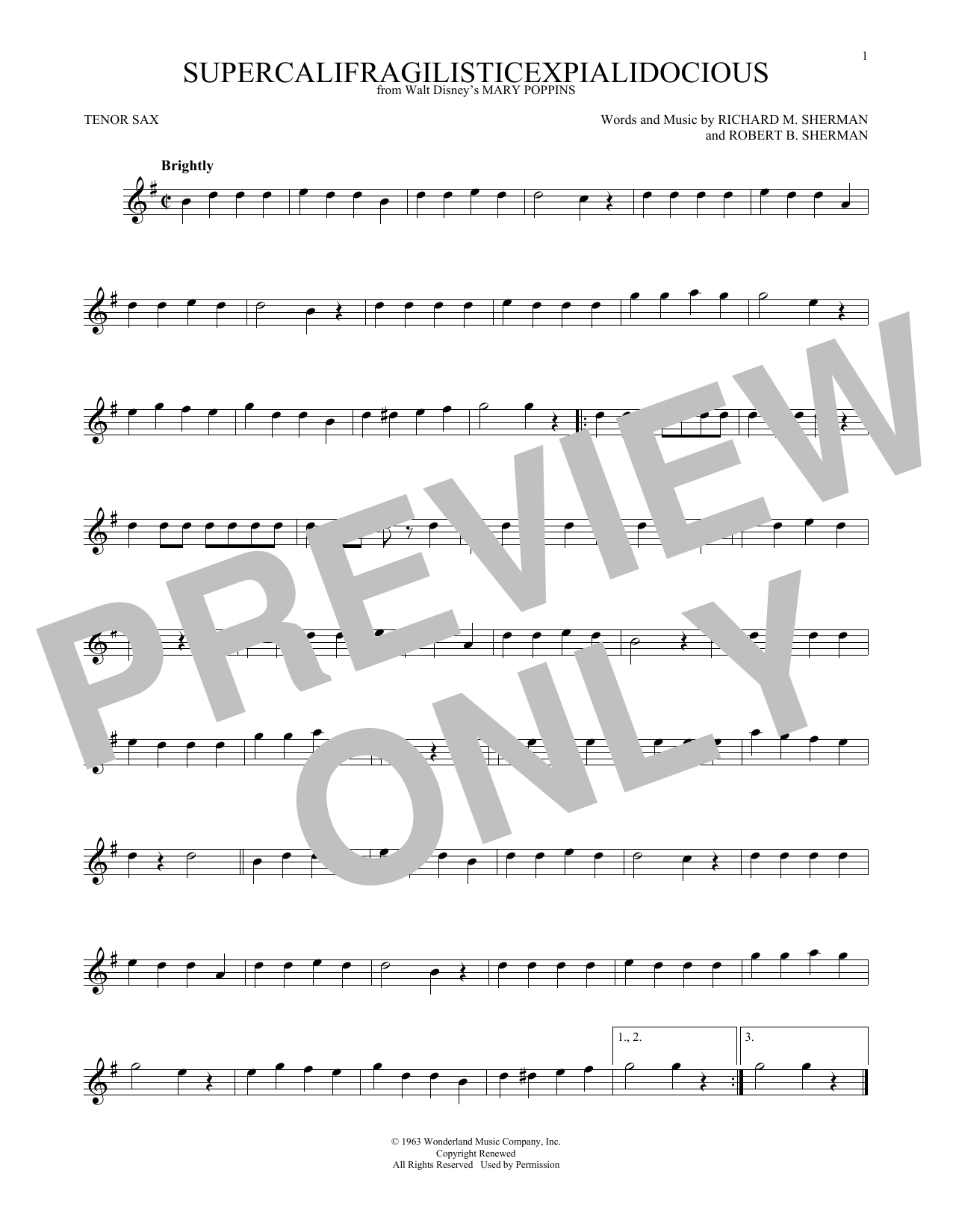 Product gallery: Page 1 of 1 Supercalifragilisticexpialidocious (from Mary Poppins), Julie Andrews