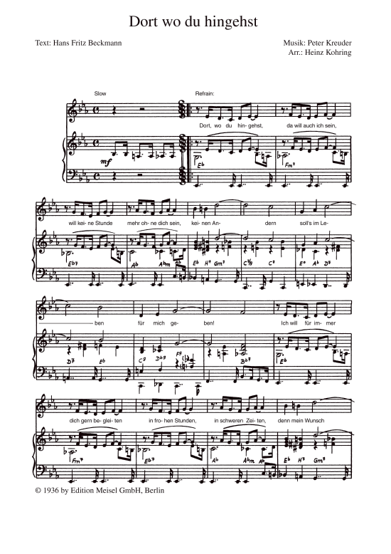 Produktbild zu: Dort wo du hingehstDas Palast Orchester mit seinem Sänger Max Raabe