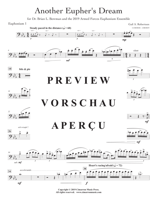 Product gallery: Page 12 of 21 Another Eupher´s Dream , , (Euphonium Ensemble 8 parts)