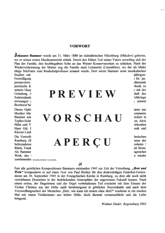 Product gallery: Page 3 of 21 Brot und Wein , , (organ + vocals with violin)