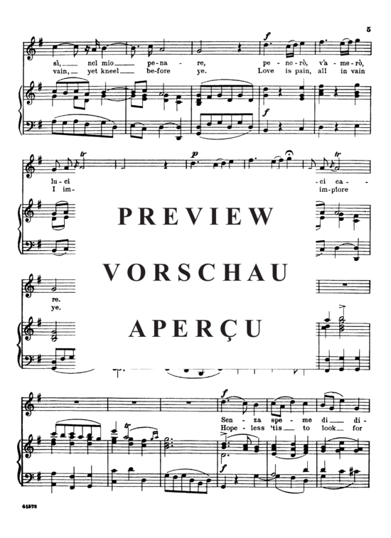 gallery: Per la gloria d´adorarvi , Parisotti, Alessandro, (Gesang hoch + Klavier)