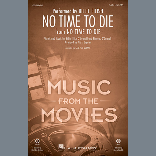 Product picture to: No Time To Die (arr. Mark Brymer)