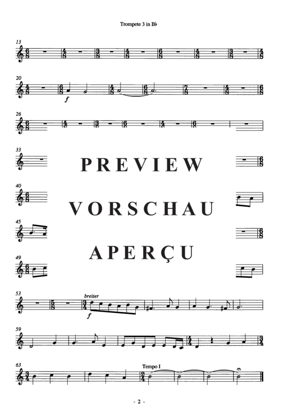 Produktgalerie: Seite 4 von 5 Concertino , , (Blechbläserquintett + Orgel) Trompete 3 in B