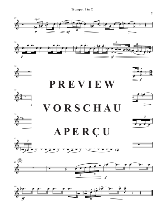 Produktgalerie: Seite 12 von 21 Fanfare and Caprice , , (4 Trompeten)