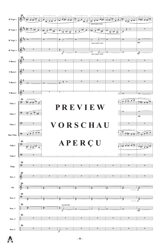 Produktgalerie: Seite 13 von 21 The Reckoning , , (Blechbläserensemble + Percussion)