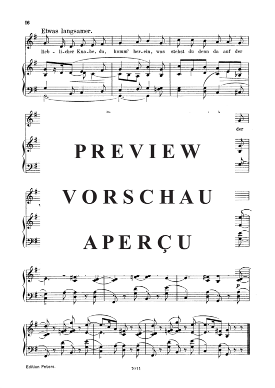 Product gallery: Page 3 of 3 Lied II aus dem schenkenbuch Op.25 No.6, , Low Voice and Piano