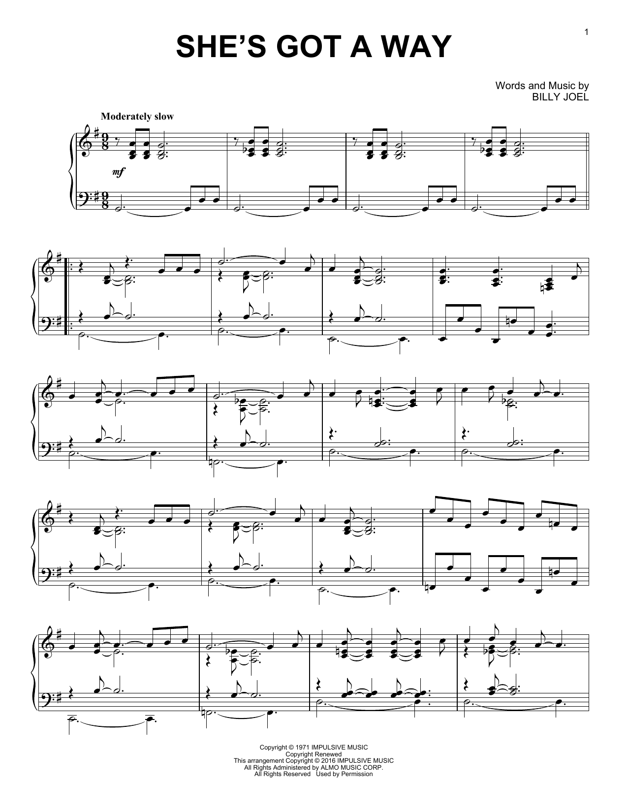 Produktbild zu: She's Got A Way [Jazz version]