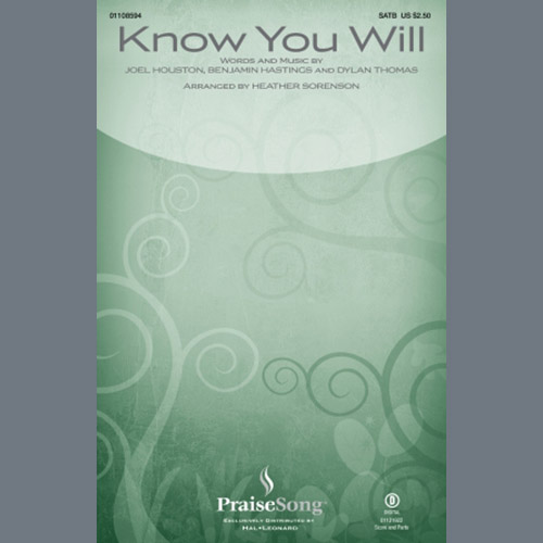 cover: Know You Will (arr. Heather Sorenson), Hillsong United