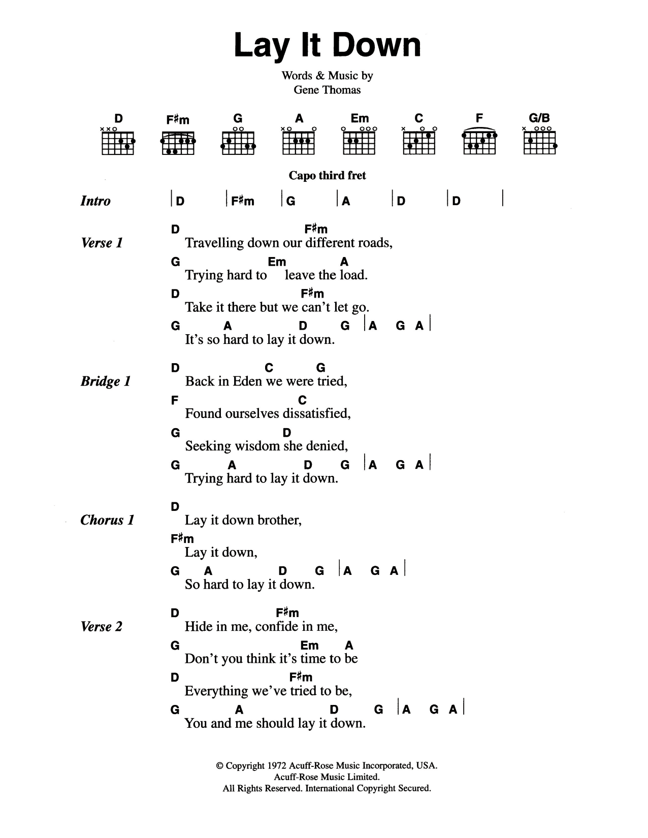 Produktgalerie: Seite 1 von 1 Lay It Down, The Everly Brothers, Gitarre